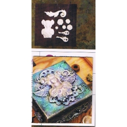 FOREMKA SILIKONOWA  11x9cm  FAIRY GARDEN / PRIMA FINNABAIR / 6659